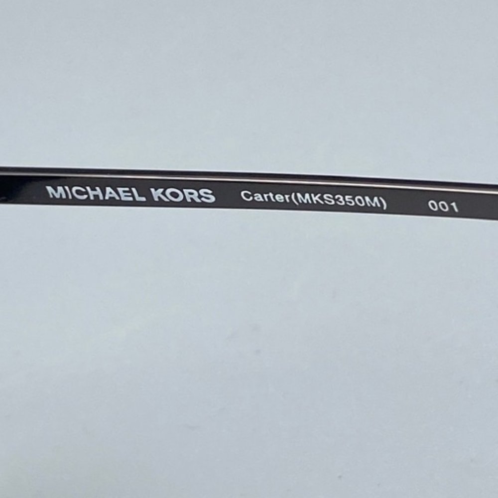 🆕 NWOT MICHAEL KORS Carter S350M Black Sunglasses - Picture 7 of 10
